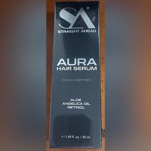 Straight Ahead Aura Hair Serum Infused Aloe, Angelica Oil, And Retinol